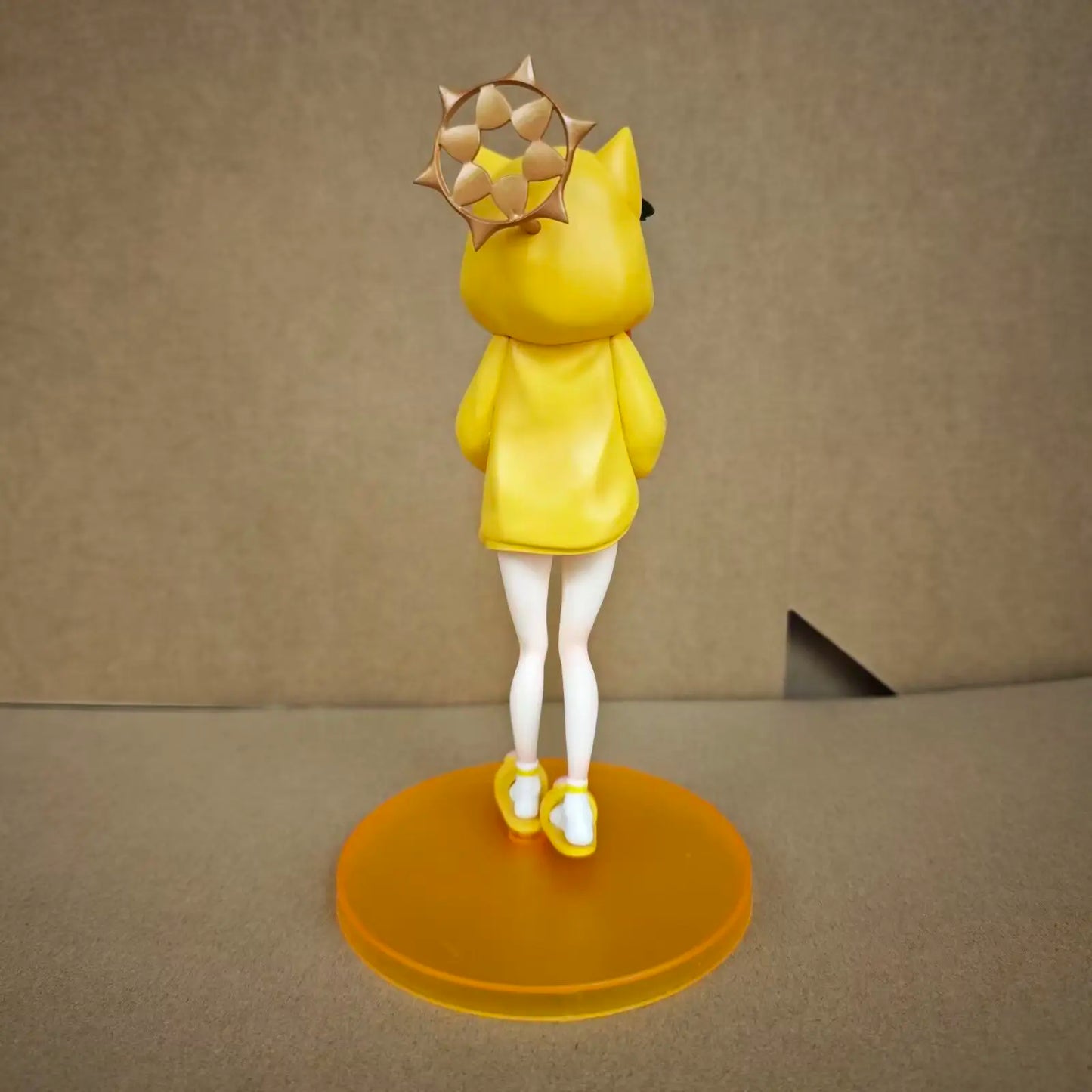 New Blue Archive Iroha Marie Figure Cat Ear Hoodie Anime Girl PVC Model Desktop Decoration Collectible Cute Toy Fans Gift 19cm