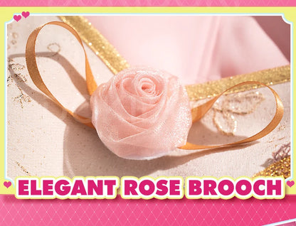 Women Princess Cosplay Dress DokiDoki-SR Women Girl Jewelry Princess Pink Dress Costume Christmas Cosplay