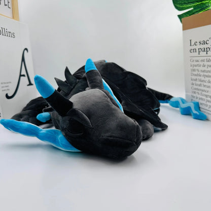 50cm Big Size Pokemon Black Charizard Sleeping Anime Plush Stuffed Doll Room Decoration Plushies Pillow Ornaments Children Gift