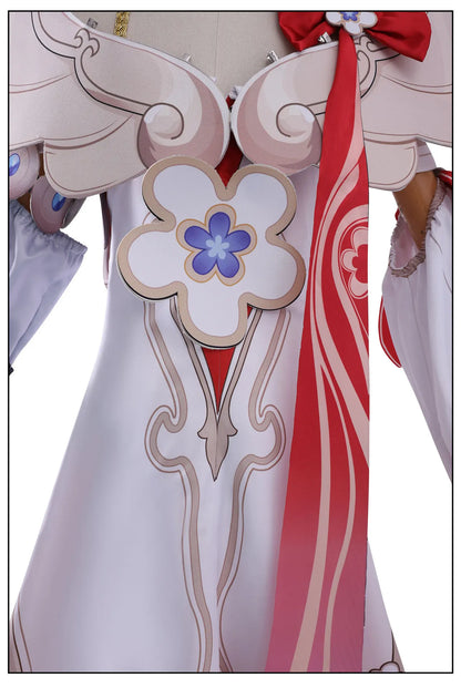 Honkai Star Rail Tribbie Cosplay Costume Wig Dress Uniform Headwear Wings Halloween Party for Women Girls Carnival Game Props