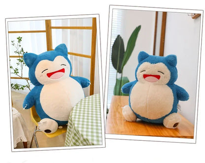 85/100CM Big Size Snorlax Plushie Pokemon Cartoon Anime Peluche Kawaii Stuffed Cushion Comfortable Soft Doll Children Toy Gift
