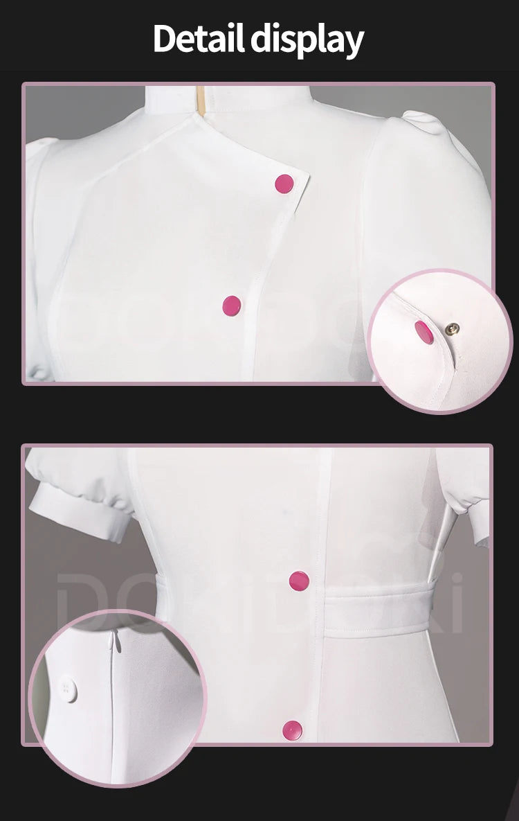 Mikuu Cosplay Costume【S-2XL】 DokiDoki-R Mikku Maid Nurse Sexy Dress Mikuu Rabbit Hole Cosplay Plus Size