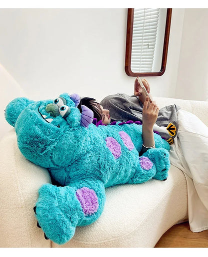 130cm Big Size Disney James P. Sullivan Cartoon Anime Plush Stuffed Doll Room Plushies Pillow Ornaments Children's Holiday Gifts