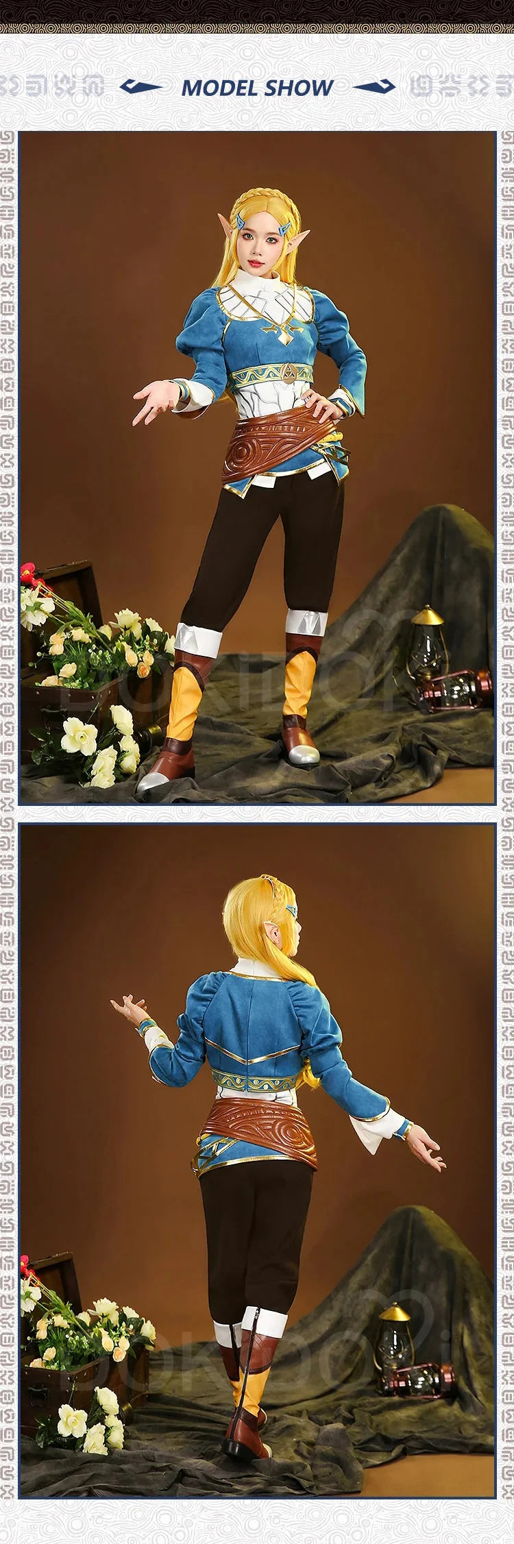 IN STOCK Princess Cosplay Game Costume【S-3XL】DokiDoki-R Cloak Linkk Cosplay Plus Size