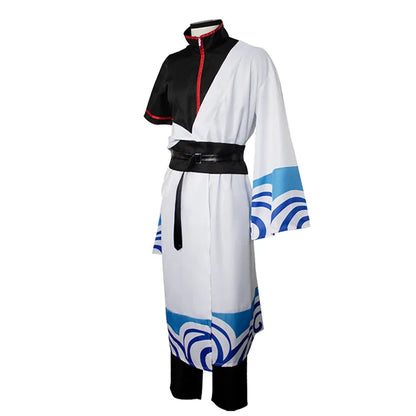 CosZtkhpCN Sakata Silver Time COS Clothing Set Polyester