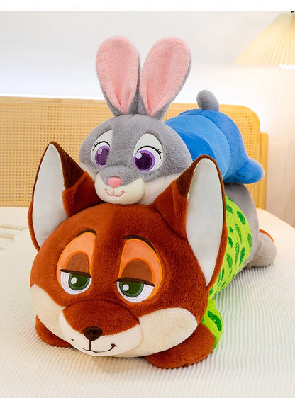 85/105/125cm Super Big Size Judy Hopps Zootopia Anime Plush Stuffed Doll Kawaii Nick Wilde Plushies Children Pillow Holiday Gift