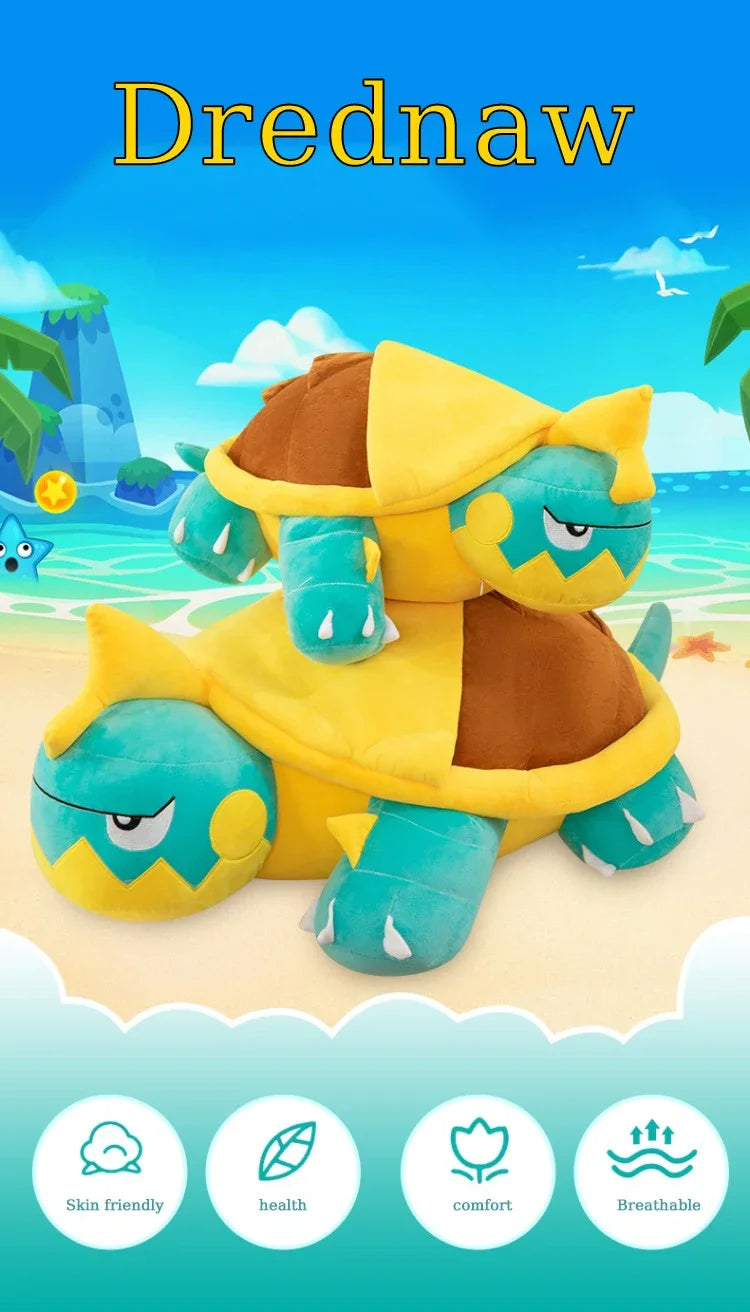 35/70cm Drednaw Pokemon Large Plush Toys Anime Doll Cute Pillow Cartoon Giant Pokémon Plushie Stuffed Gift for Kids Christmas