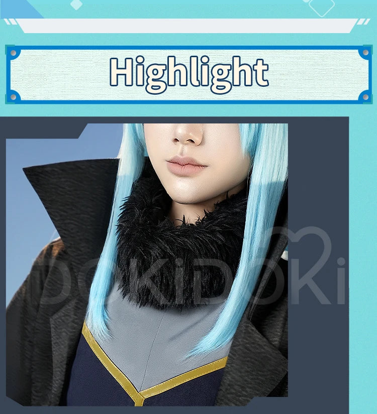 IN STOCK Rimuru Costume Cosplay Anime That Time I Got Reincarnated as a Slime DokiDoki-SR Women Rimuru