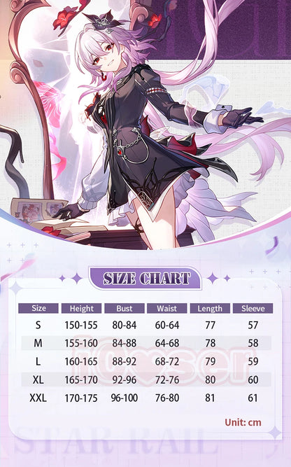 Honkai Star Rail Evernight March 7th Cosplay Costume Dress Earrings Headwear Mysterious Foreign Guest Halloween Party for Women