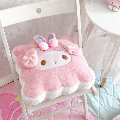 Sanrio My Melody My Sweet Piano Hello Kitty Round Square Plush Pillow Cute Cartoon Anime Home Decor Sofa Cushion Gifts For Girl