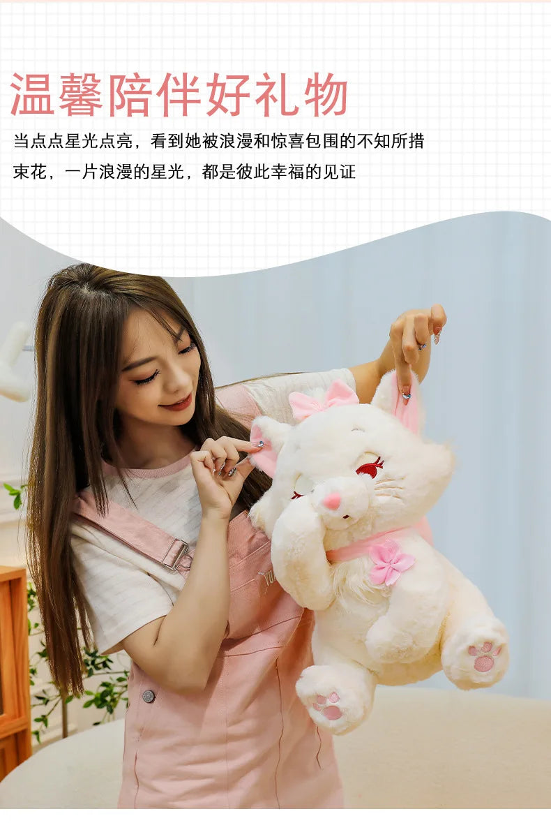 30/40/50cm Big Size The AristoCats Disney Anime Plush Stuffed Doll Kawaii Room Decor Plushies Children's Pillow Holiday Gifts