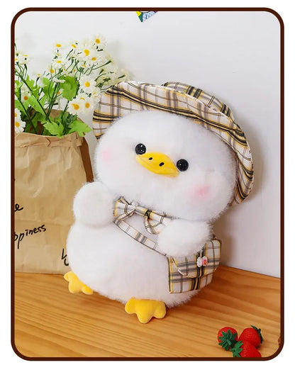 New 25/35/45cm Kawaii Cute Gentleman Duck Plush Toy Children's Pillow Doll Interior Decoration Boys and Girls Birthday Gifts