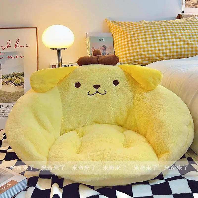 Comfortable Pochacco Sitting Cushion My Melody Kuromi Cartoon Seat Cushion Chair Japanese Style Back Cushion Sofa Bed