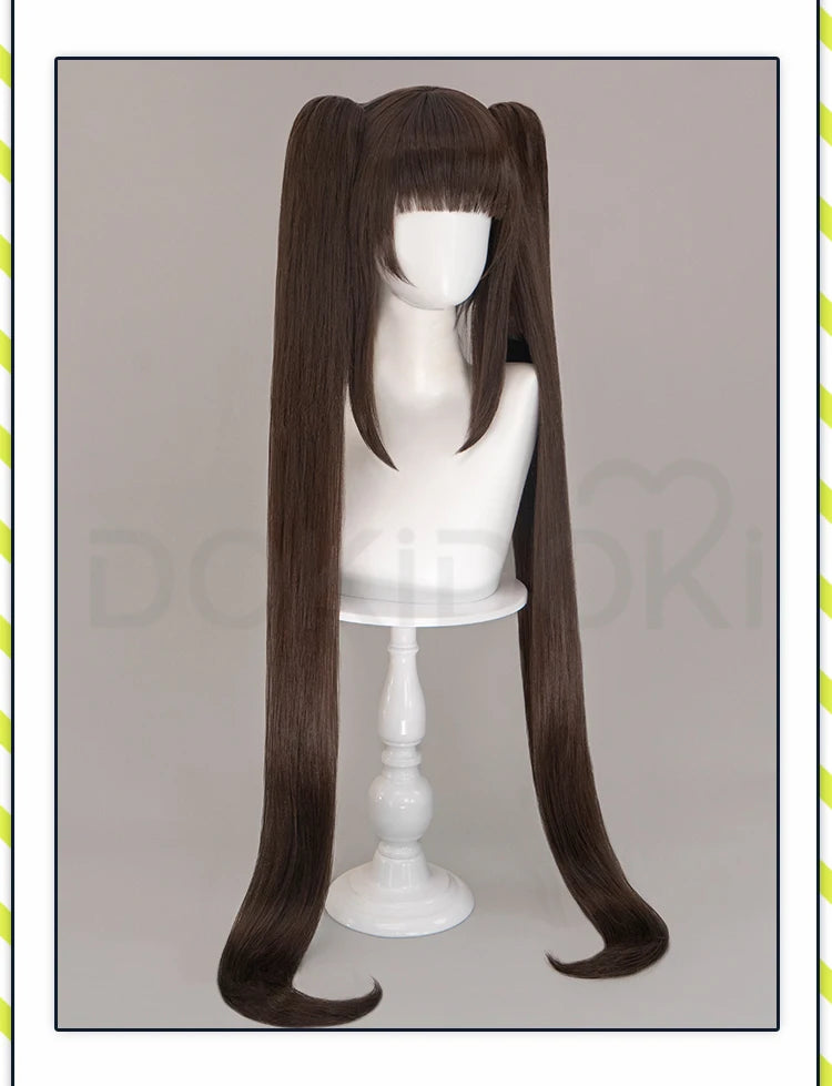 IN STOCK Chocola /Vanilla Wig Nekopara Cosplay DokiDoki Halloween Wig Long brown Hair Chocola Cosplay Ears Vanilla Free Wig Cap