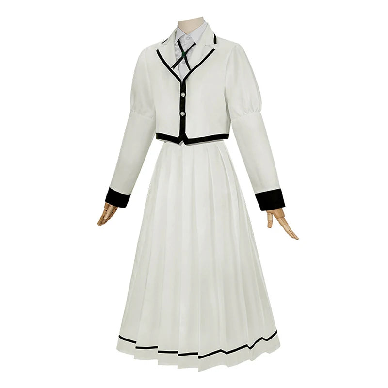 Anime Rock Is A Lady's Modesty Otoha Kurogane Cosplay Costume Wig JK Dress Lilisa Suzunomiya Halloween for Women Girls Carnival