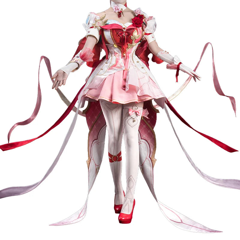 PRE SALE UWOWO Elysia Cosplay Game Honkai Impact 3: Elysia New Battlesuit "Hi♪ Love Elf" Cosplay Costume Halloween Costume