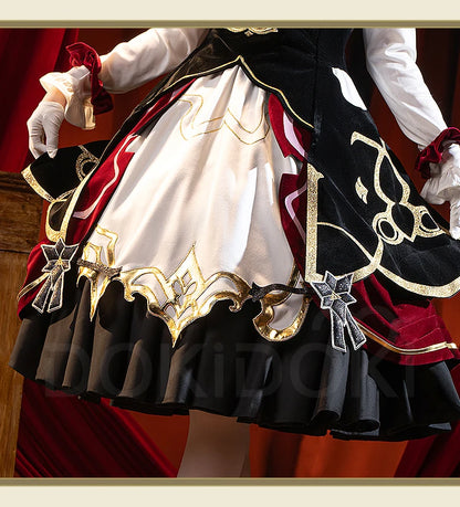 Sandrone Cosplay Costume Game Genshin Impact【S-3XL】DokiDoki-R Fatui Harbinger Sandrone Marionette Maid Halloween Plus Size