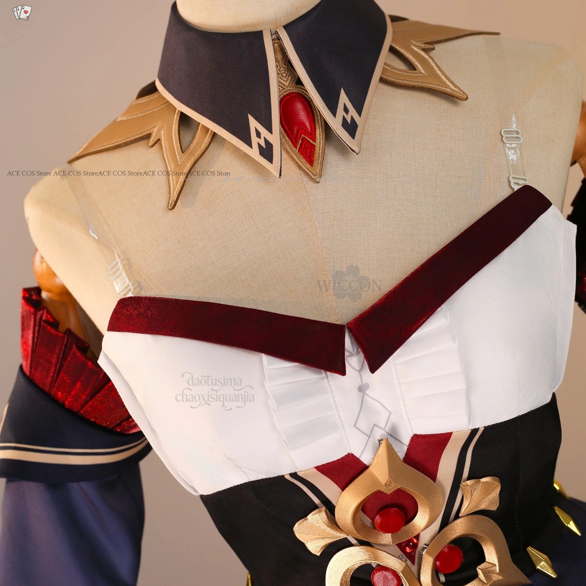 Genshin Impact Marionette Sandrone Cosplay Costume Polyester Set