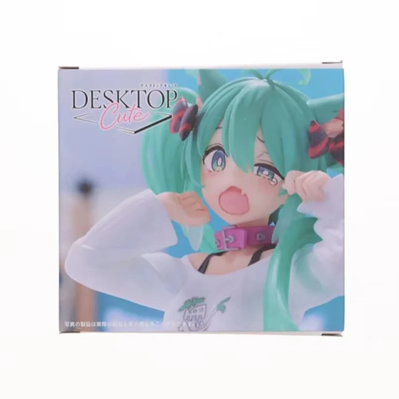TAITO Hatsune Miku Cat Ear T-Shirt Ver. 13CM PVC Model