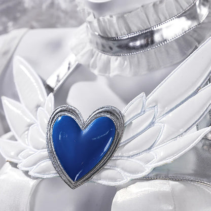 Anime New Panty Stocking with Garterbelt Stockiel Anarchy Stocking Cosplay Costume Angel Skirt Wings Halloween for Women Girls