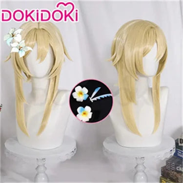 IN STOCK Traveler Lumine Shoes Game Genshin Impact Cosplay DokiDoki-SR Genshin Impact Traveler Lumine Cosplay Shoes