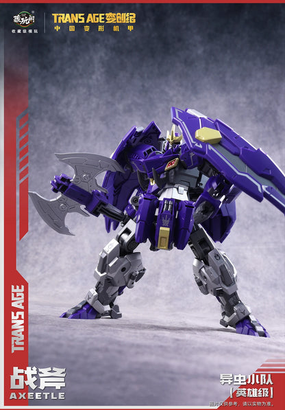 Axeetle TA-HCZ002 Series Hero Class Action Figure Transformable Rhinoceros Beetle Mecha Articulated Assembly Model Toy Fun Gifts