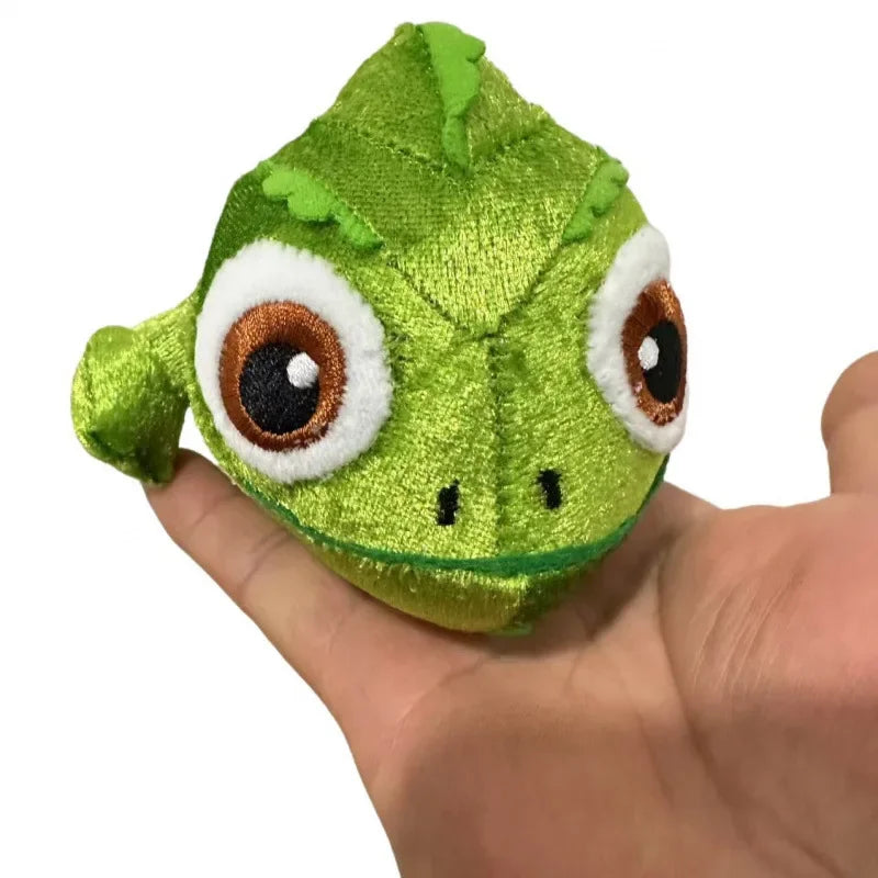 New Pascal Rapunzel Chameleon Plush Dolls 15cm Pascal Stuffed Animals Plush Doll Pascal Rapunzel Shoulder Plush Toys Kids Gifts