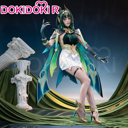 IN STOCK Nefer Cosplay Costume Genshin Impact Song of the Welkin Moon【XS-2XL】DokiDoki-R Nod-Krai Christmas Dress Plus Size