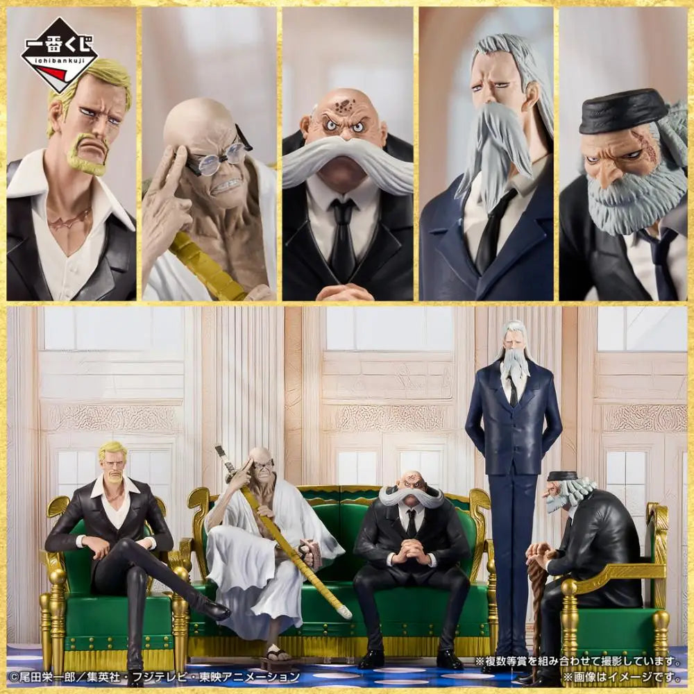 Bandai Ichiban Kuji One Piece Throne of Power Five Elders PVC Figure 13-28cm