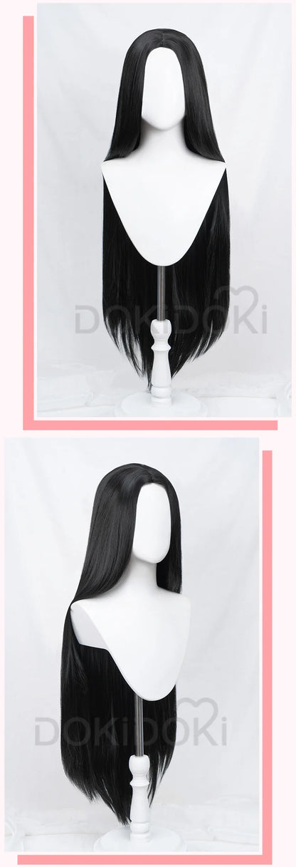 IN STOCK Wednesdayy Agnes Enidd Morticiaa Wig Anime DokiDoki Women Halloween Cosplay Long Hair High Heat Resistant Free Wig Cap