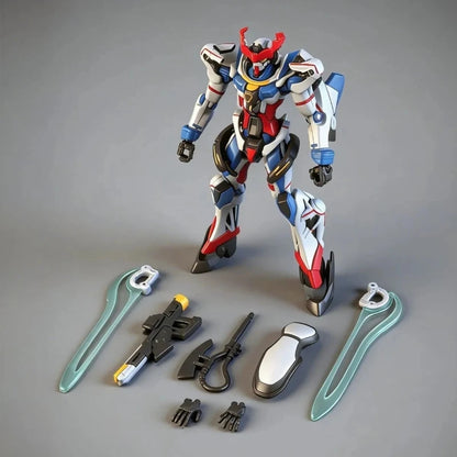 HG 1/144 Series Mecha Warrior Action Figure Assembly Model High Detail Plastic Desktop Decor Festive Boy Gifts
