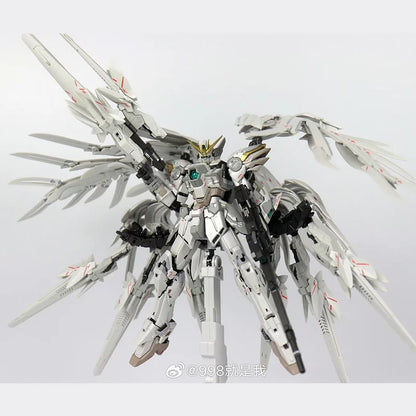 In Stock DABAN 8827 Snow White MG 1/100 XXXG-00YSW Assembly Model Kit Alloy Skeleton Prelude Fix Ver Action Figure Model Toy
