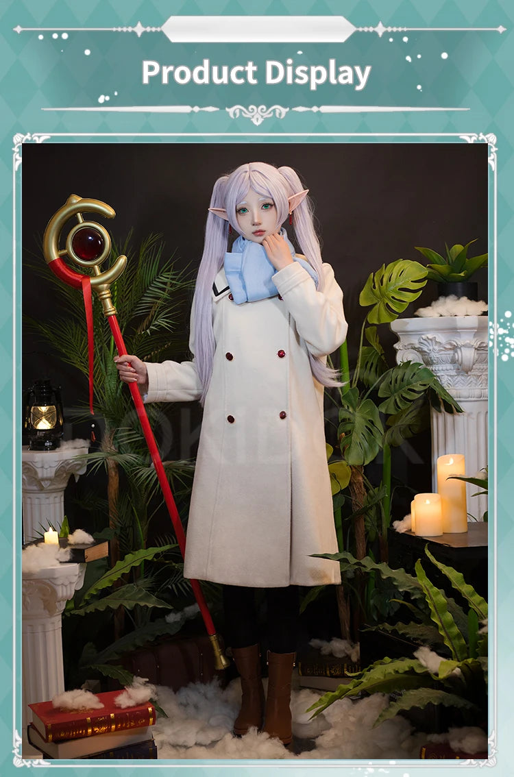 Frieren Himmel Fern Cosplay Costume Anime Frieren: Beyond Journey's End【XS-2XL】DokiDoki-R Women Winter Costume Plus Size