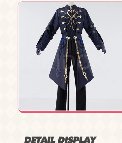 Captain Capitano Cosplay Costume Game Genshin Impact【XS-3XL】DokiDoki-N Halloween Costume Fatui Harbinger Plus Size