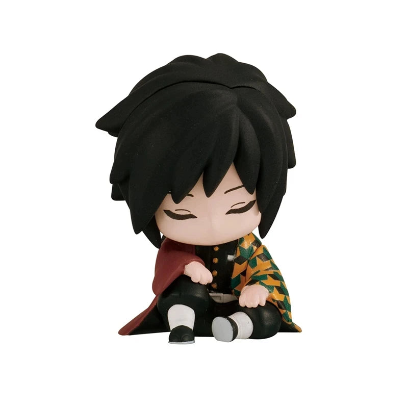 Genuine Bandai Demon Slayer Gashapon Toys Sleep Styling Series 2 Anime Figures Kochou Shinobu Tokitou Muichirou Model Decoration