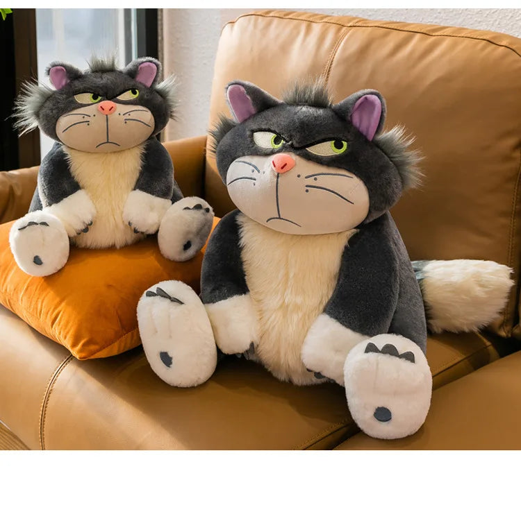 45/60/80cm Big Size Disney Lucifer Kawaii Anime Plush Stuffed Doll Room Decoration Cartoon Plushie Pillow Ornament Children Gift