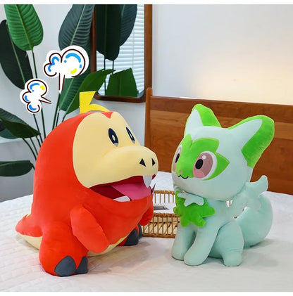 Pokemon Plushie Toys Sprigatito Quaxly Fuecoco Pokémon Scarlet and Violet Anime Plush Stuffed Dolls Christmas Gift for Childrens