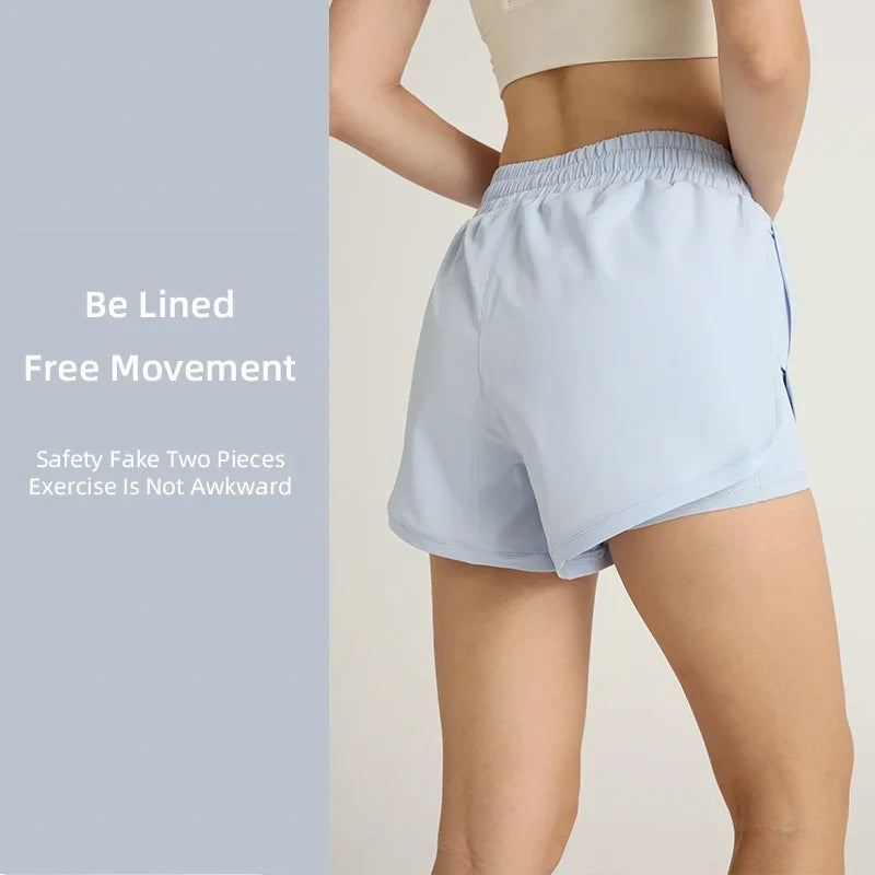 Codex Sports Women’s Lightweight High Waist Loose Yoga Shorts Quick Dry Breathable Athletic Running Outdoor