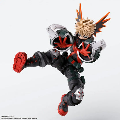 Bandai S.H.Figuarts My Hero Academia Izuku Midoriya Katsuki Bakugo PVC Model