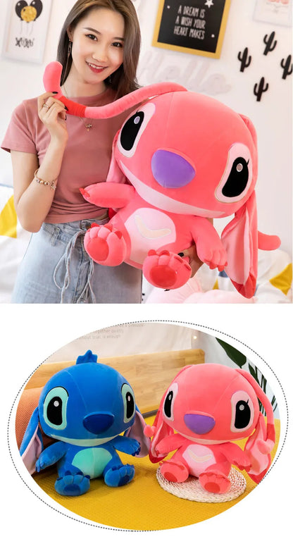 Big Size Hot Style Disney Stitch Plush Doll Toys Anime Lilo & Stitch Stuffed Doll Cute Stich Plush Doll Kids Xmas Baby Gift