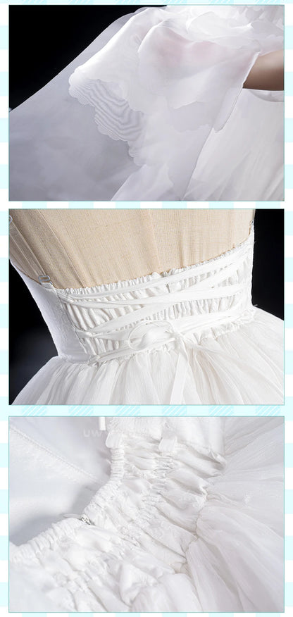 PRE SALE UWOWO Chii Cosplay Anime Chii Wedding Dress Cosplay Costume White Dress Halloween Costume