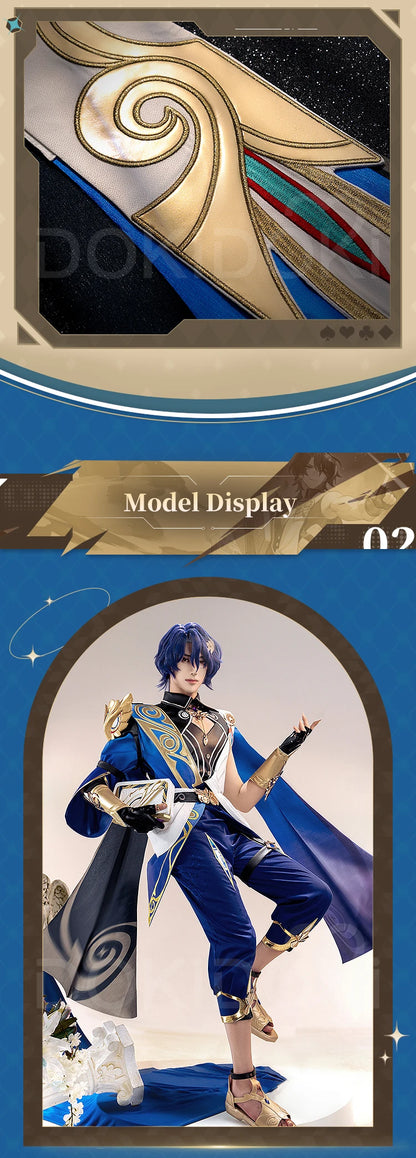 IN STOCK Dr. Ratio Cosplay Costume Game Honkai: Star Rail【S-3XL】DokiDoki-SR HSR Halloween Men Costume Veritas Ratio Plus Size