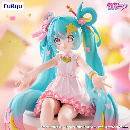 FuRyu Hatsune Miku Noodle Stopper 14.5CM PVC Model