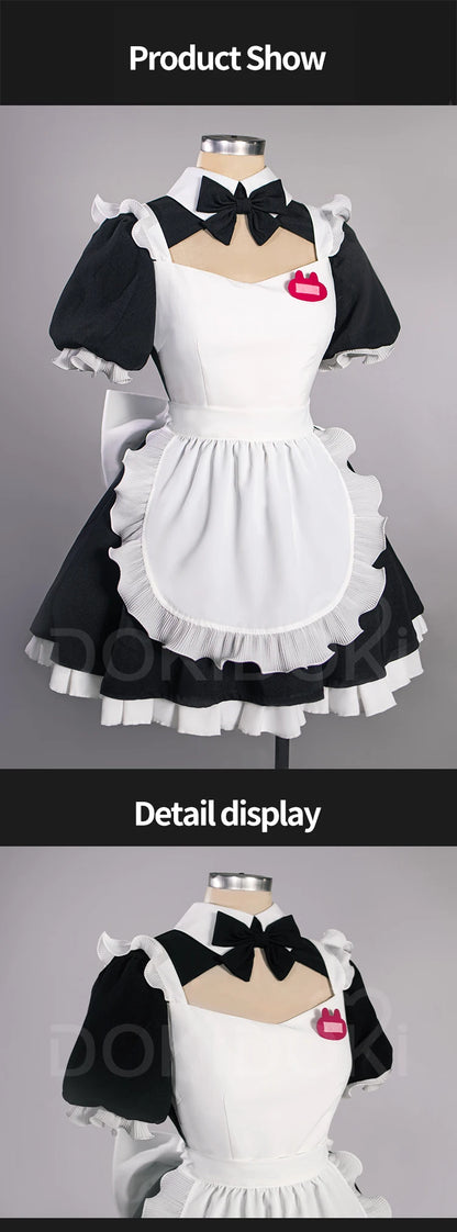 Mikuu Cosplay Costume【S-2XL】 DokiDoki-R Mikku Maid Nurse Sexy Dress Mikuu Rabbit Hole Cosplay Plus Size