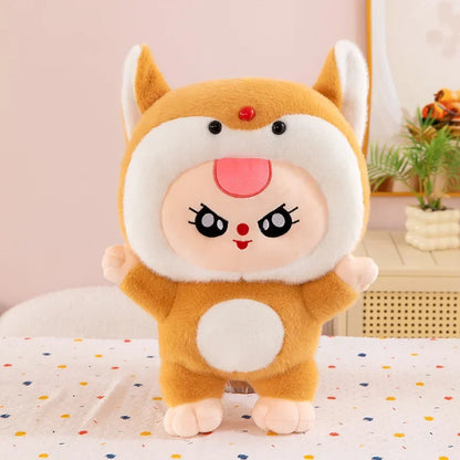 32/62cm Kawaii Baby Three Years Old Plush Doll Toy Baby Three Rabbit Series Stuffed Pillows Toy Ornaments Xmasgifts for Girls