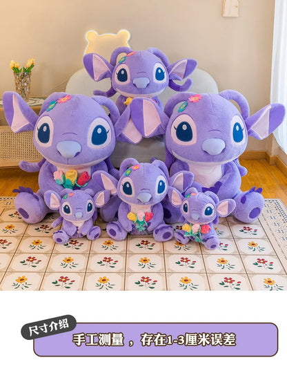 35/55/70CM Big Size Disney Stitch Cute Anime Plush Stuffed Doll Room Decoration Peluche Pillow Kawaii Plushies Ornaments Gifts
