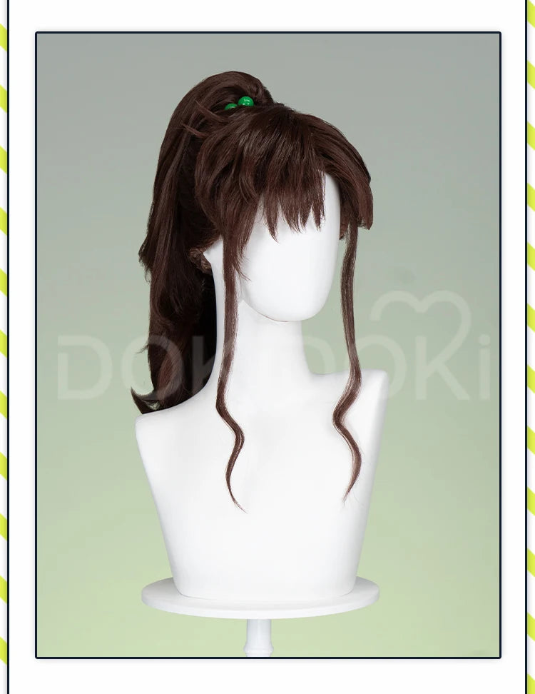 IN STOCK Chibii Usaa Tsukinoo Usagii Kinoo Makotoo Kaiouu Michiruu Wig Anime DokiDoki Cute Ponytail Hair Free Cap