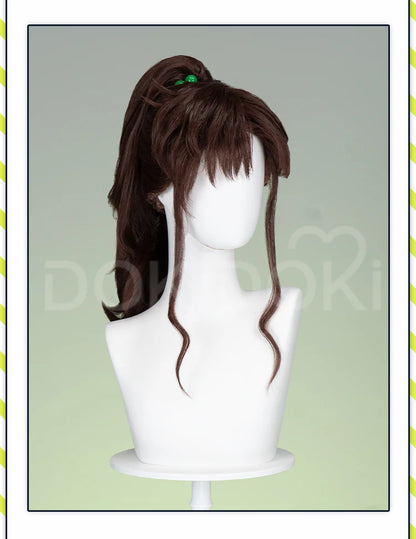 IN STOCK Chibii Usaa Tsukinoo Usagii Kinoo Makotoo Kaiouu Michiruu Wig Anime DokiDoki Cute Ponytail Hair Free Cap