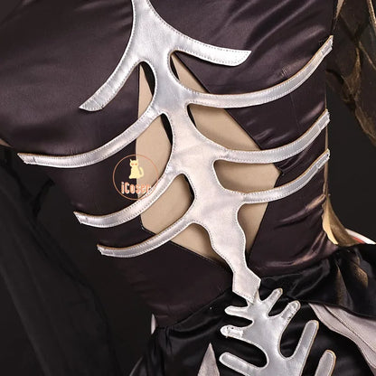 Genshin Impact Ronova Cosplay Costume Wig Dress Uniform Headwear Four Shades Halloween Party Women Girls Carnival Props iCoser