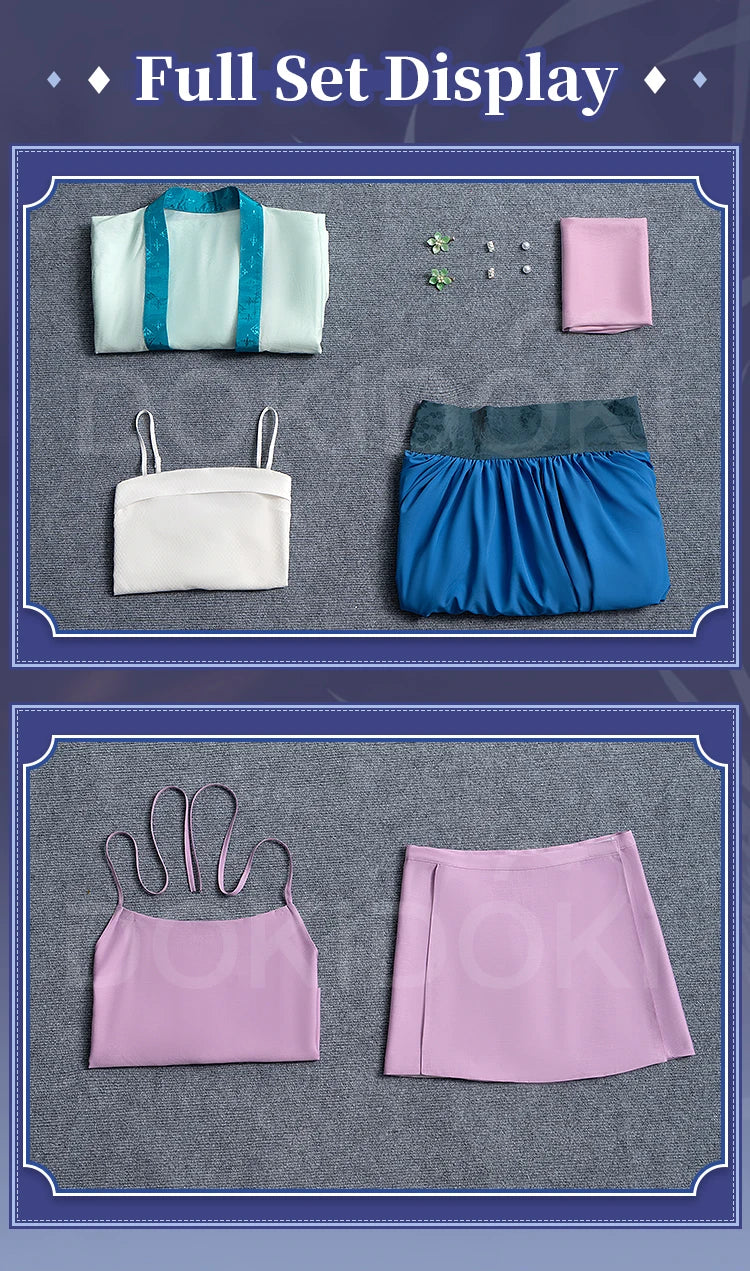 IN STOCK Maomao Cosplay Costume Anime The Apothecary Diaries【XS-4XL】DokiDoki-SR Mao Mao Frog Blue Dress Halloween Wig Season 2